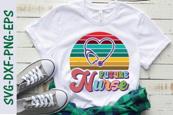 Future Nurse Svg, Retro Nurse Graphics