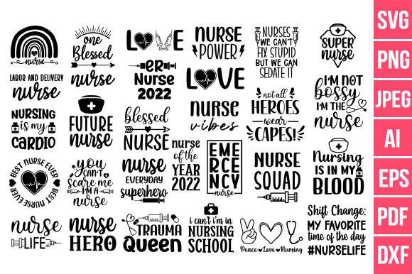 Nurse Svg Bundle, Nurse Svg, Nurse Png