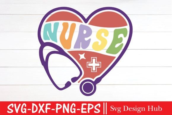 Nurse Svg, Retro Nurse Graphics