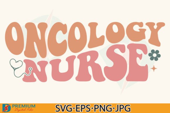 Oncology Nurse SVG PNG: Retro Nursing Graphics for T-Shirt Designs