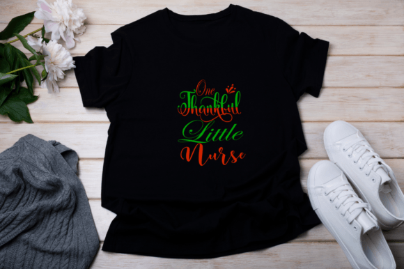 One Thankful Little Nurse - Svg Graphics