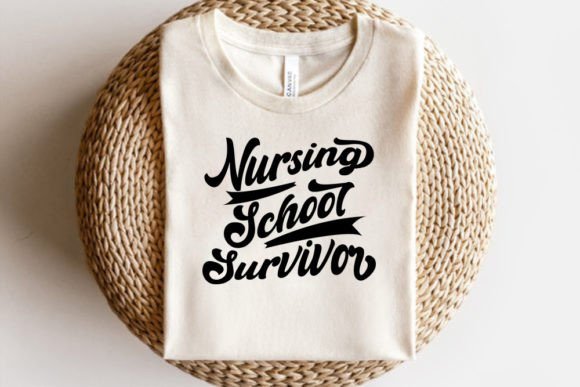 Retro Nurse SVG Design, Nursing Sch Graphics