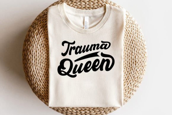 Retro Nurse SVG Design, Trauma Queen Graphics