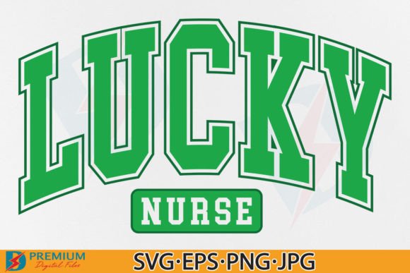 St Patrick's Day, Lucky Nurse SVG PNG